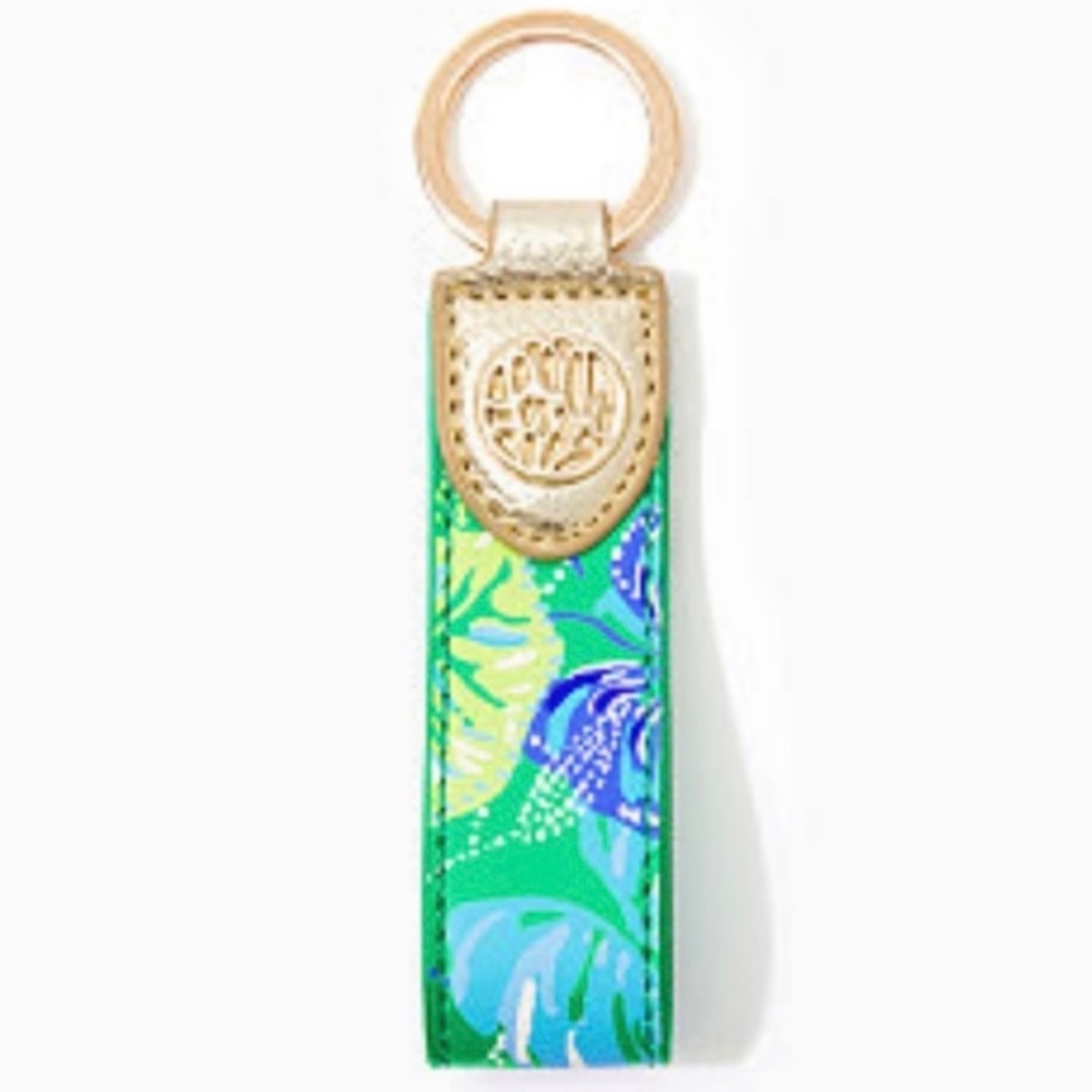 🎉Flash Sale 🛍️ Lilly Pulitzer - Tassel Key Fob - Green Botanicals